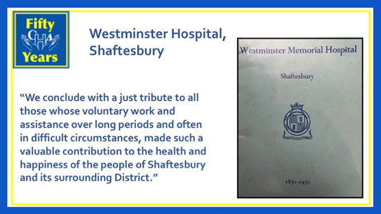 Westminster Hospital, Shaftesbury 